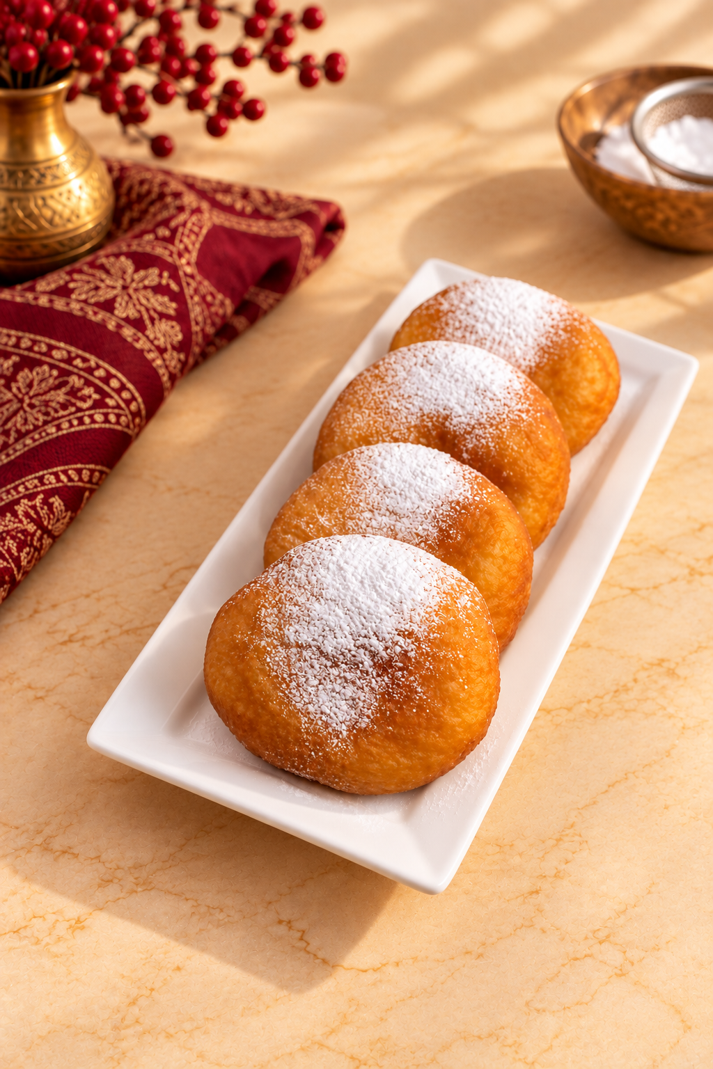 Ponchiki (Custard Donuts) - Պոնչիկ