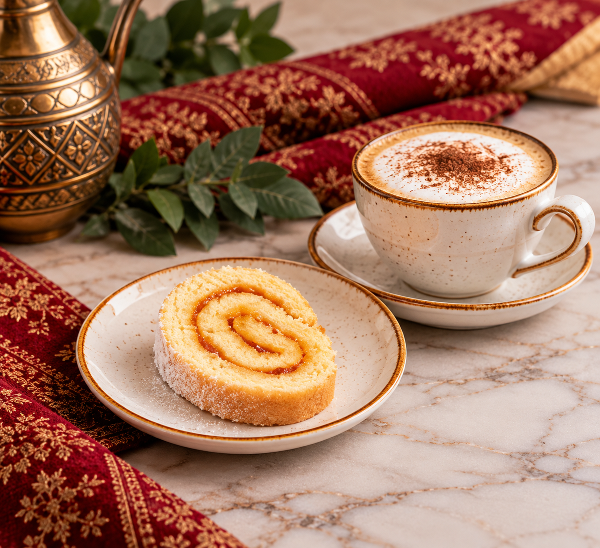 Apricot Jam Swiss Roll - Շվեյցարական Ռուլետ Ծիրանի Ջեմով