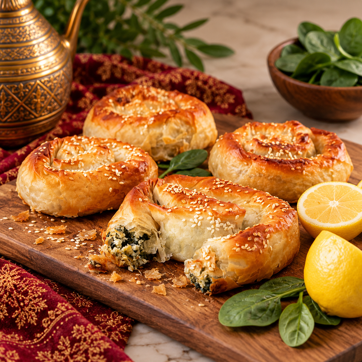 Spinach Boreg - Սպանախով Բորեկ