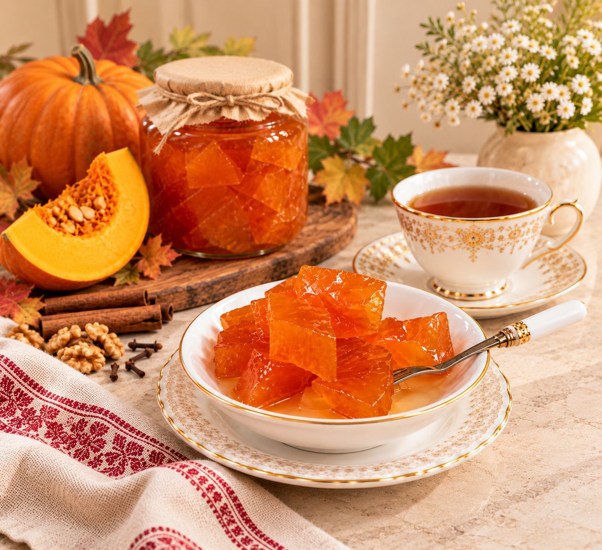 Pumpkin Preserve -Դդումի մուրաբա