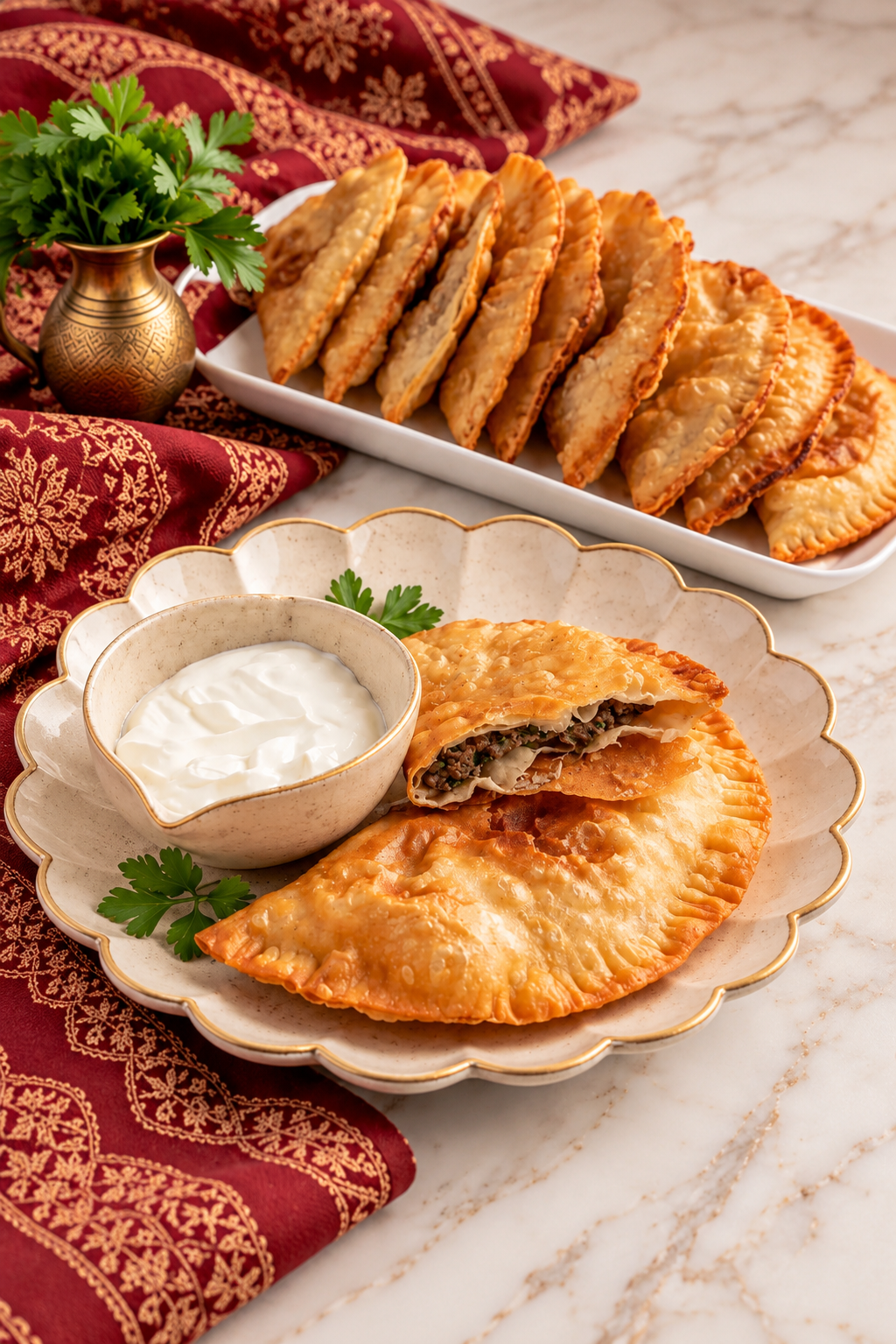 Chebureki - Չեբուրեկի
